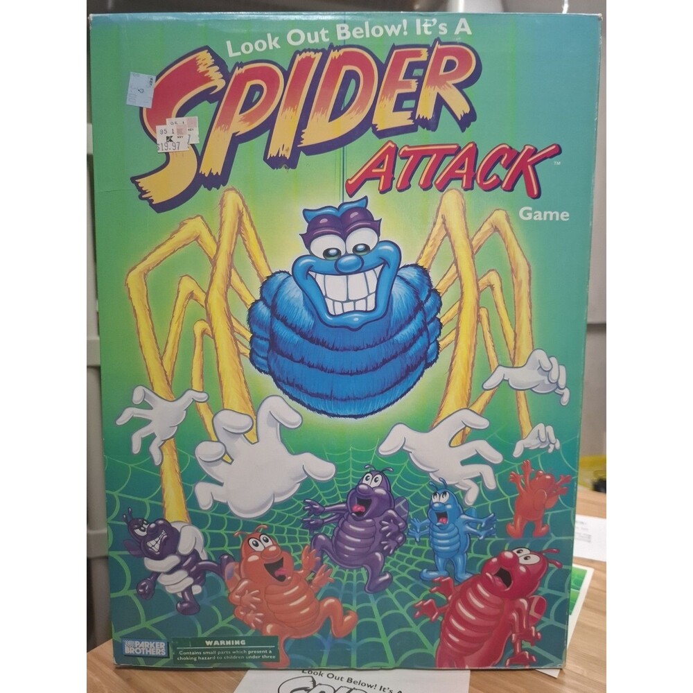 Spider Attack Game - Parker Brothers 1992 NOS NEW! Open Box